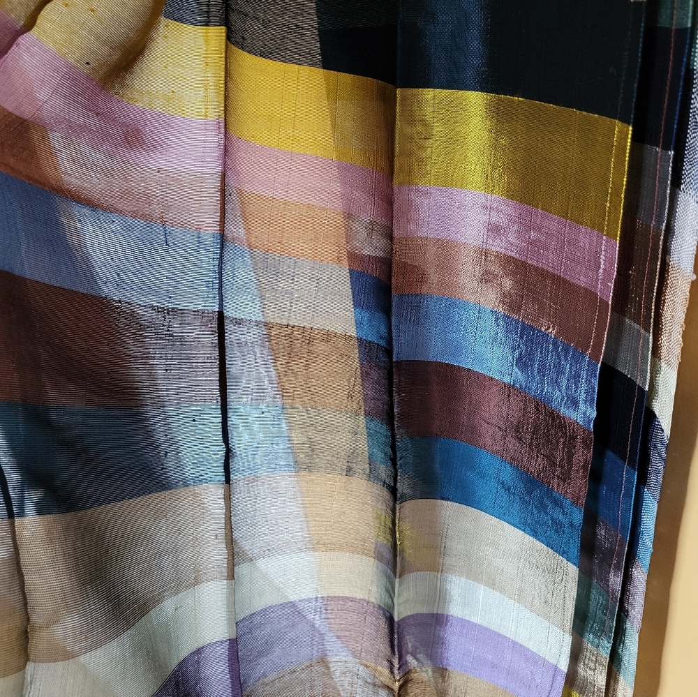 TABLE RUNNER 100% Raw Silk NWOT - Picture 8 of 8